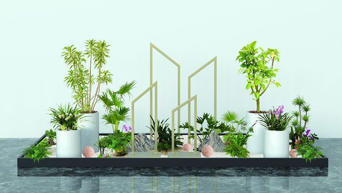 室內(nèi)租賃組合花箱